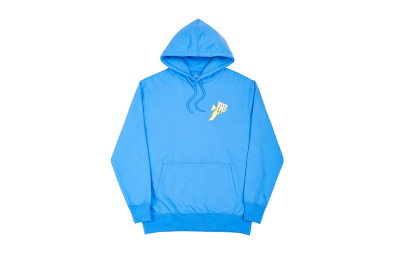 Palace Tropical Pish Hood Blue/Yellow