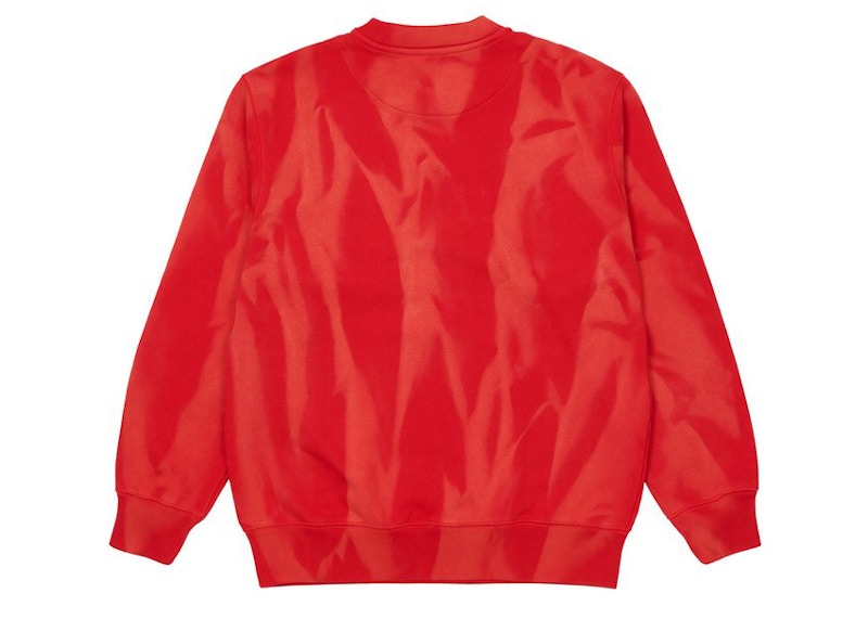 Palace Try-Dye Crew Red/White
