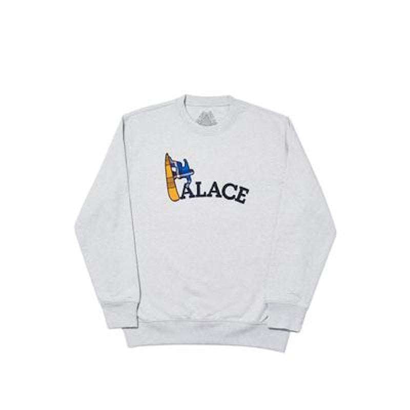 Palace Turf Surf Crew Grey Marl