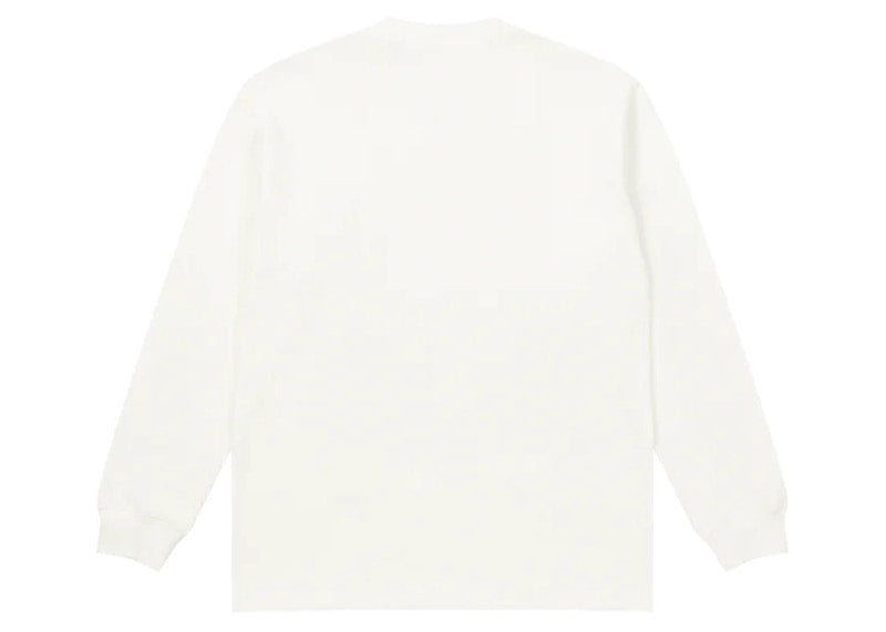 Palace VHS Thermal Longlseeve Top White