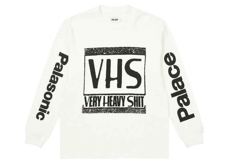 Palace VHS Thermal Longlseeve Top White