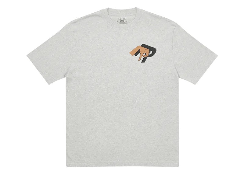 Palace Valley of the Shadows T-shirt Grey Marl