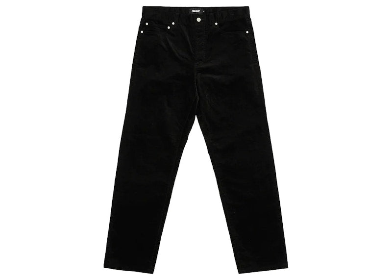 Palace Velvet Jean Black