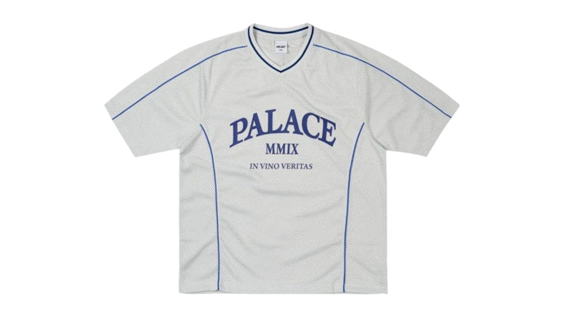 Palace Veritas Mesh Jersey Concrete Grey