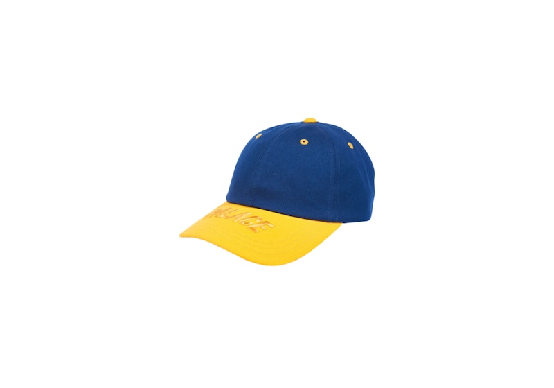 Palace Visor 6-Panel Hat Navy/Yellow