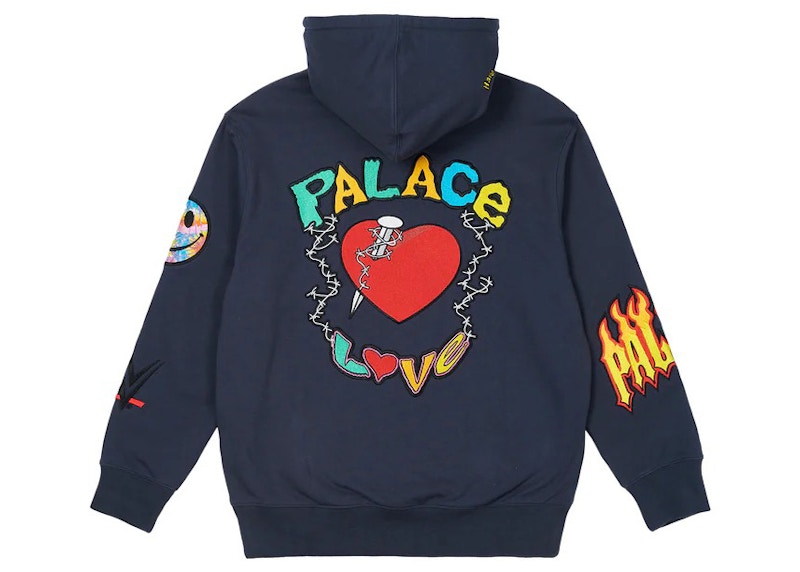 Palace x WWE Love Hood Navy