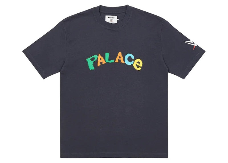 Palace x WWE Nice Day T-Shirt Navy