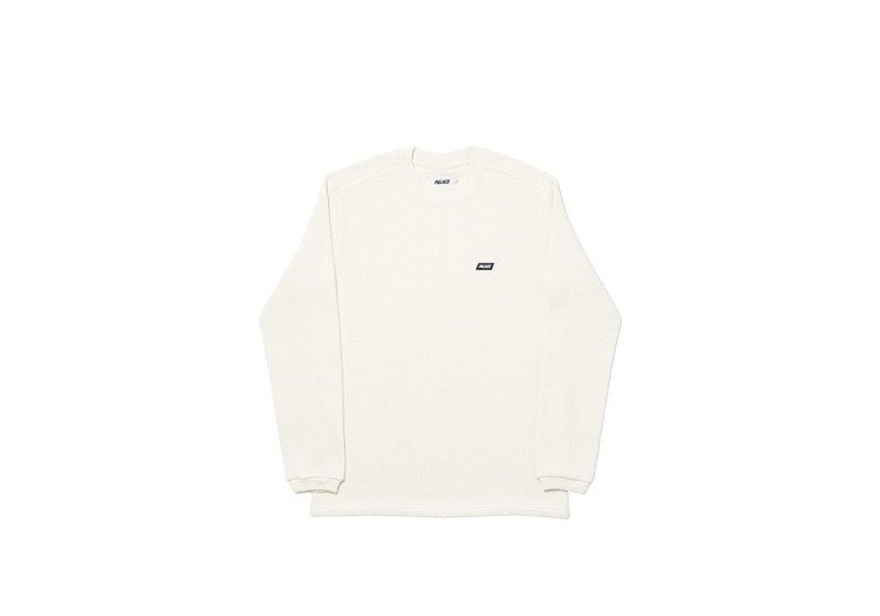 Palace Waffle On Longsleeve Off-White