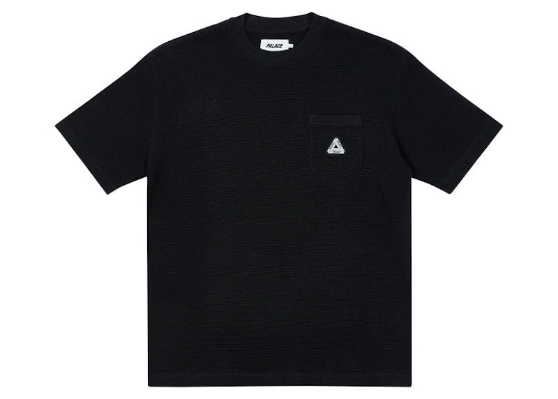 Palace Waffle Overlock T-shirt Black