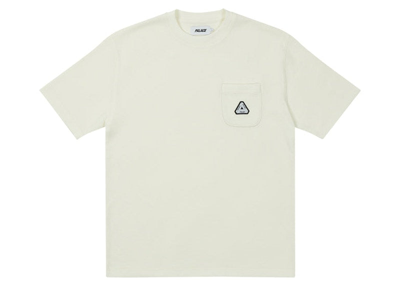 Palace Waffle Overlock T-shirt Natural White