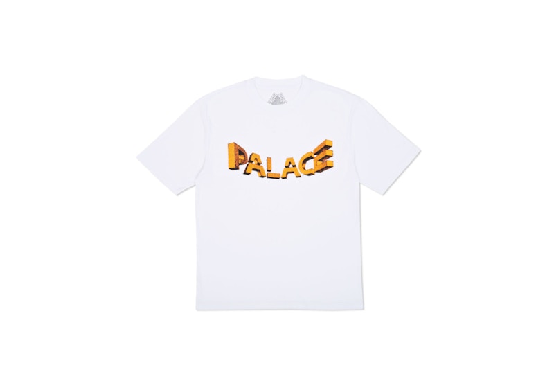 Palace Warp Font T-shirt White