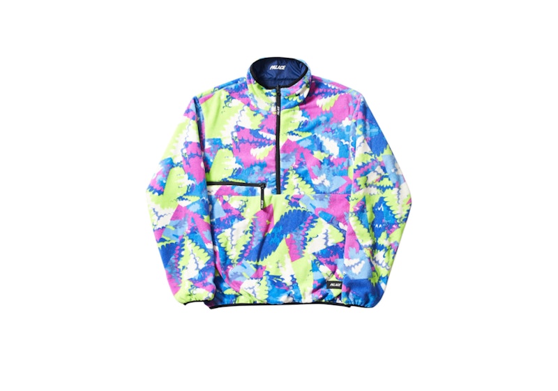 Palace Warper Reversible Fleece Navy/Multi