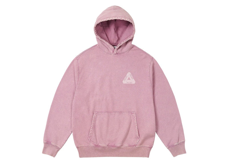 Palace Washed Out Tri-Ferg Hood Pink