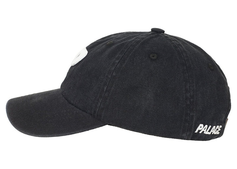 Palace Washed Twill P 6-Panel Black