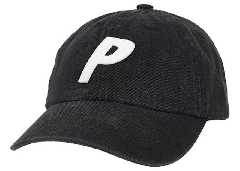Palace Washed Twill P 6-Panel Black