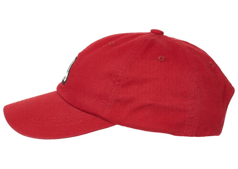 Palace Washed Twill Tri-Ferg 6-Panel Burgundy