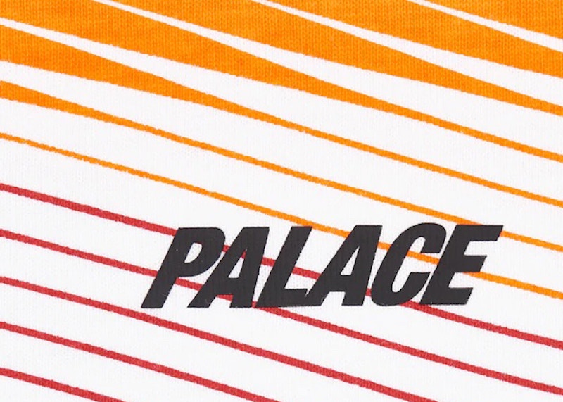 Palace Wavey Stripe T-shirt White