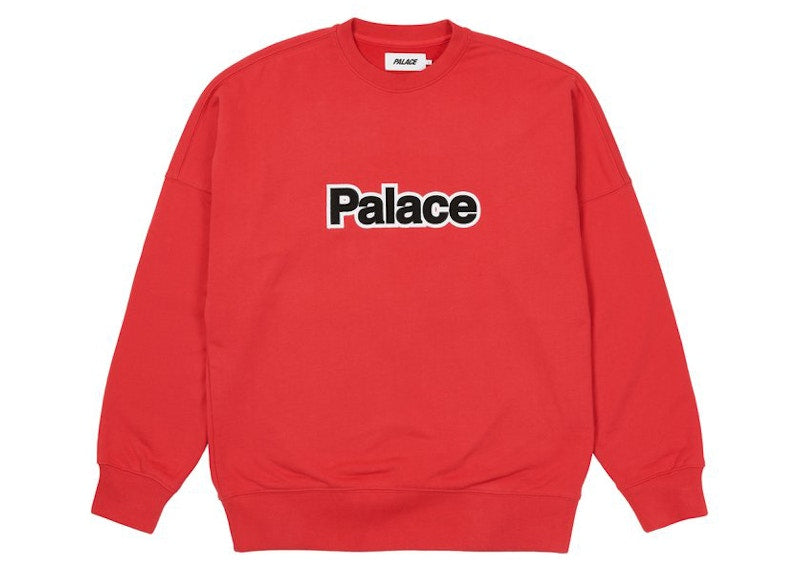Palace Word Crew Red