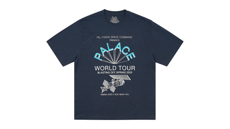 Palace World Tour T-Shirt (SS25) Navy