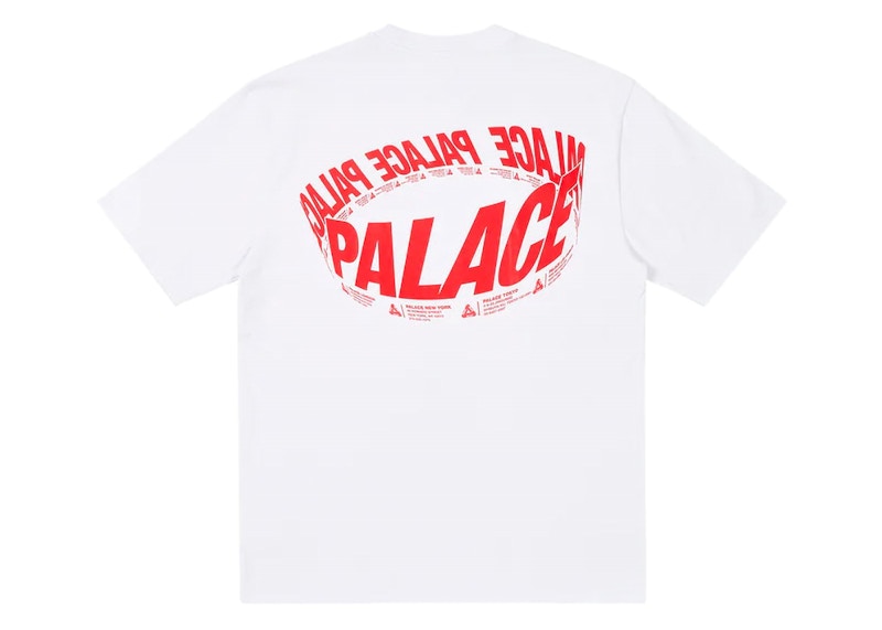 Palace Wrapper Logo T-Shirt White