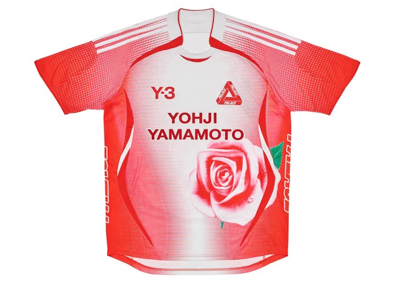 Palace Y-3 Football T-Shirt White/Red