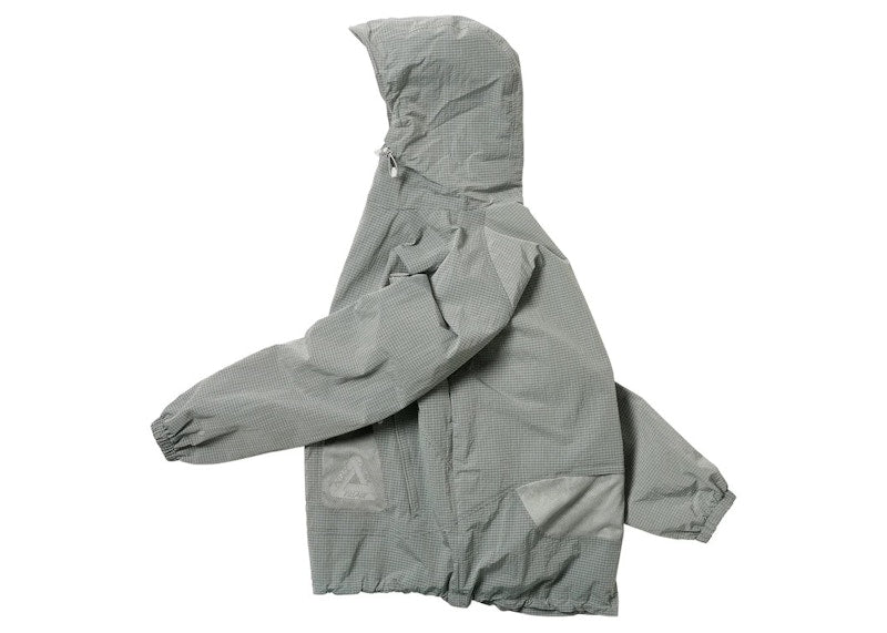 Palace Y-Ripstop Shell Jacket Steel Grey