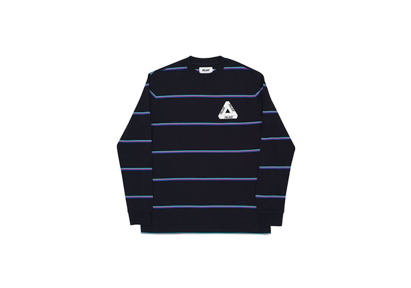 Palace Yachty Longsleeve Black/Blue/White