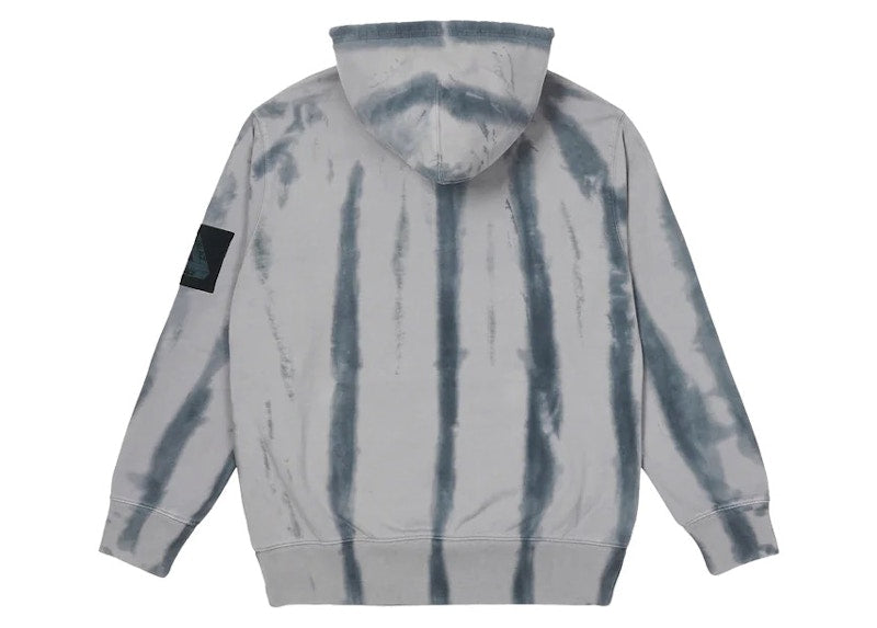 Palace Zebra Tie Dye Hood Black