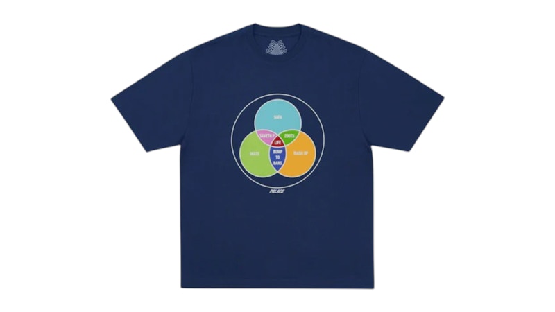 Palace Zen Diagram T-Shirt Navy