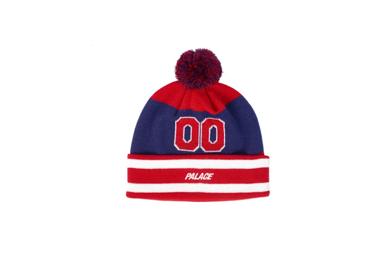 Palace Zero Zero Beanie Red/Blue