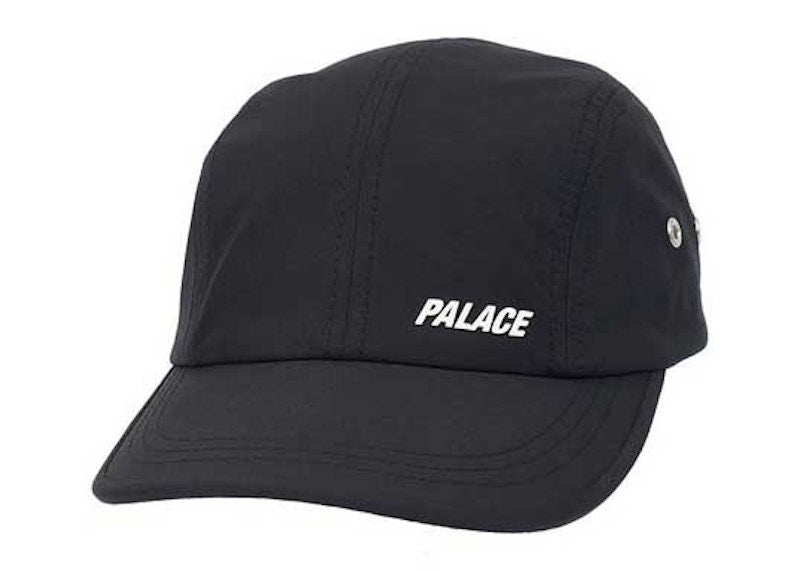 Palace Zip Back Shell T-Leaf Cap Black