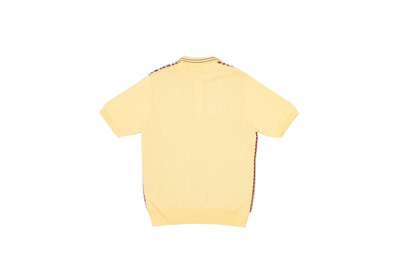 Palace Zip Knit Peach/Red