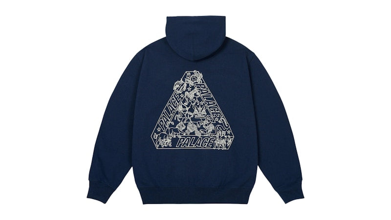 Palace Zodiac Tri-Ferg Hood Navy