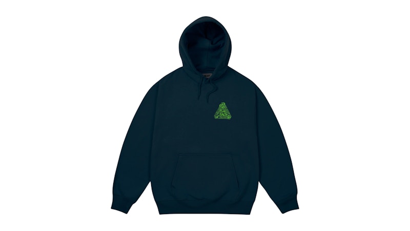 Palace Zodiac Tri-Ferg Hood Ocean Blue