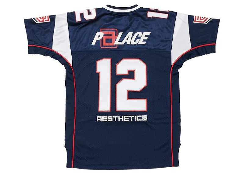Palace x Aesthetics Football Jersey Navy