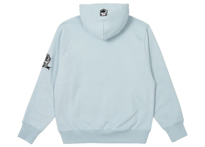 Palace x Avirex Zip Hood Chill Blue