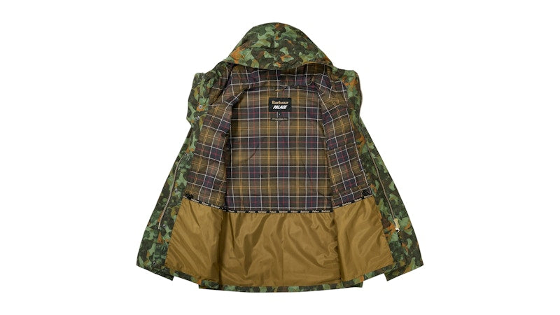 Palace x Barbour Field Casual Jacket Kelp Forest Camo