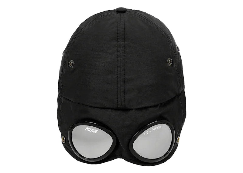 Palace x C.P. Company Goggle Ear Flap P-Cap Black