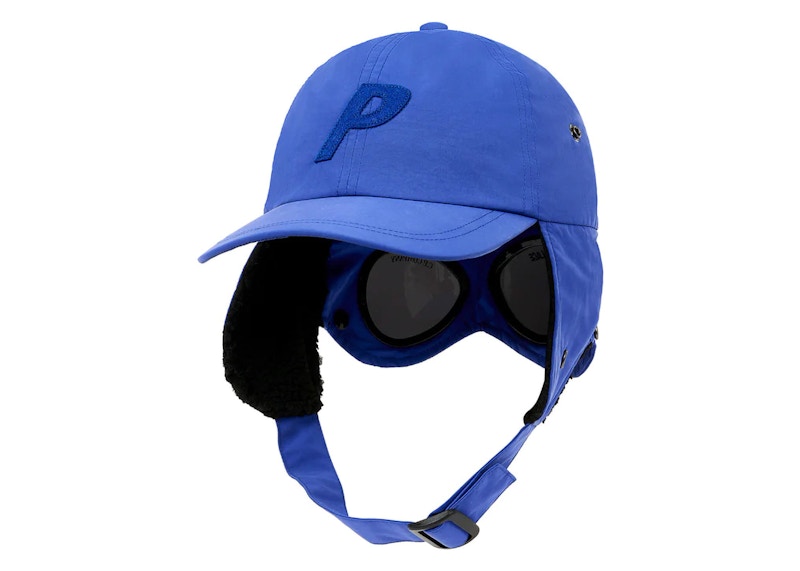 Palace x C.P. Company Goggle Ear Flap P-Cap Bright Cobalt