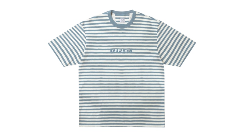 Palace x C.P. Company Jersey Printed T-Shirt Blue