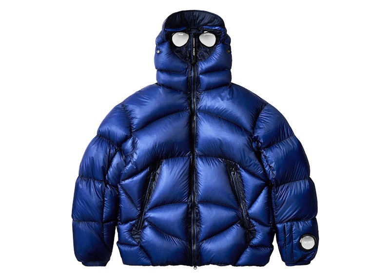 Palace x C.P. Company Puffer Jacket Bright Cobalt