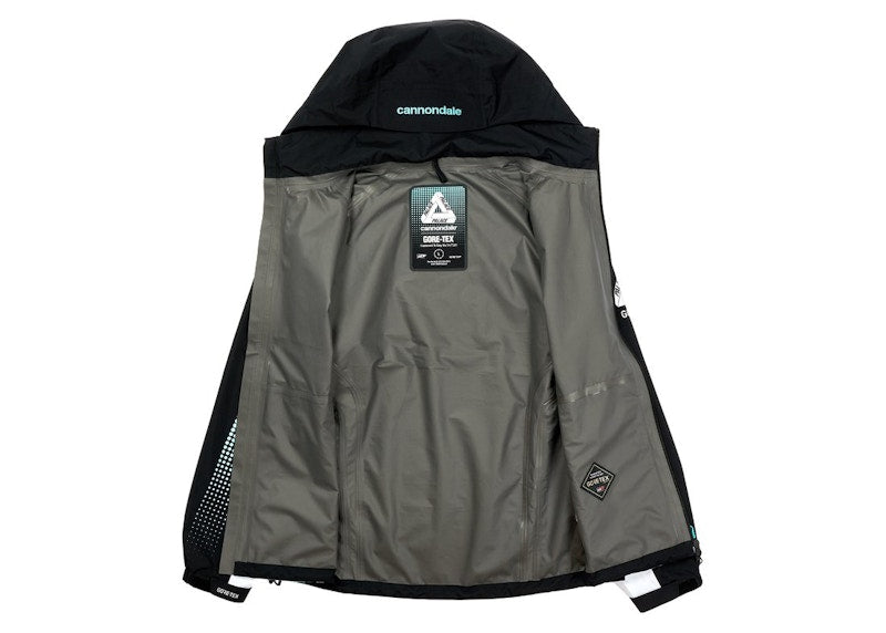 Palace x Cannondale Mad Boy Gore-Tex Paclite Jacket Black/Mint