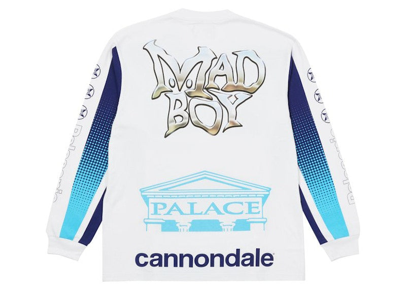 Palace x Cannondale Mad Boy Longsleeve White