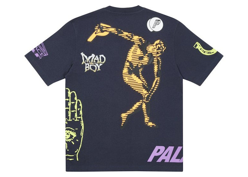 Palace x Cannondale Mad Boy T-shirt Navy
