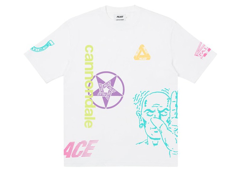 Palace x Cannondale Mad Boy T-shirt White