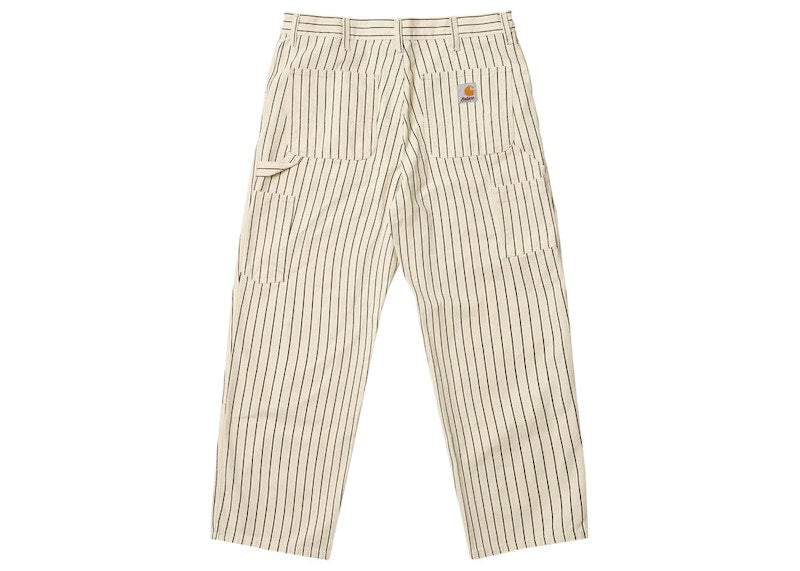 Palace x Carhartt WIP Double Knee Pant Hickory Wax/Black