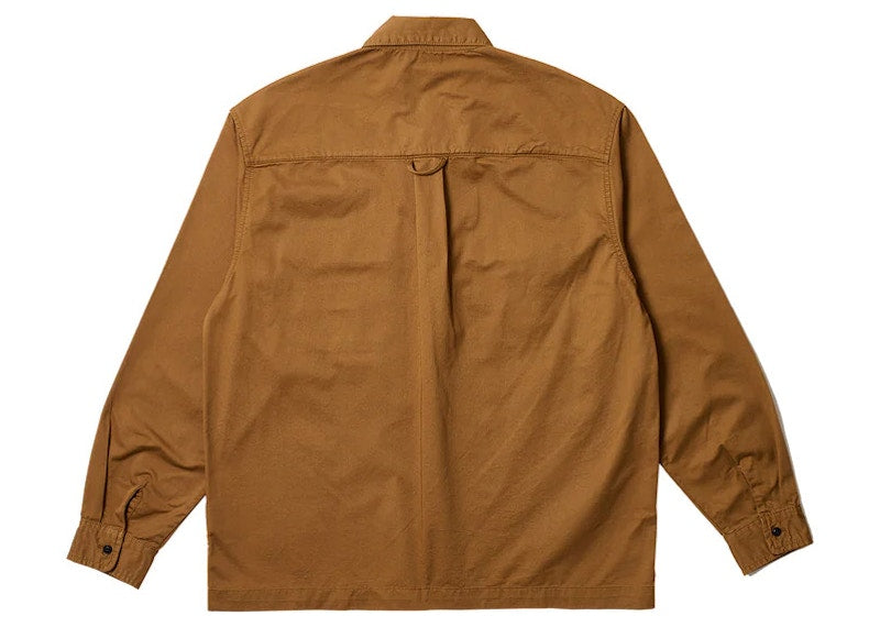 Palace x Carhartt WIP Longsleeve Master Shirt Hamilton Brown