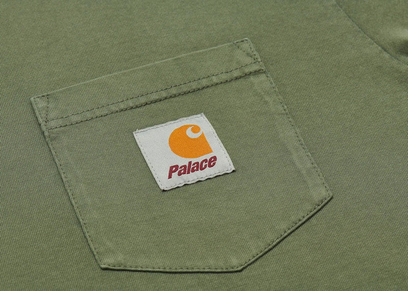 Palace x Carhartt WIP S/S Pocket T-Shirt Dollar Green
