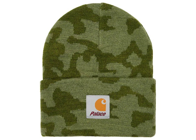 Palace x Carhartt WIP Watch Hat Dollar Green Camo
