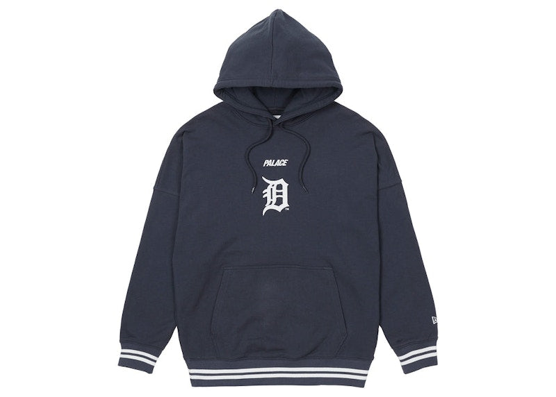 Palace x Detroit Tigers New Era Drop Shoulder Hood Navy